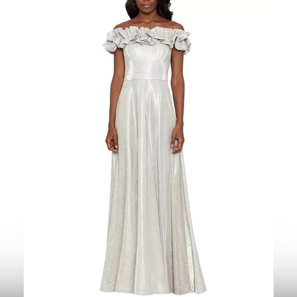 Ninies-Sas Sparkle Ruffle Dress main image 1